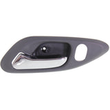 Door Handle For 1998-2002 Honda Accord Coupe Front Left Gray w/Chrome Lever