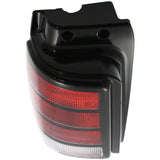 Halogen Tail Light For 1991-1995 Dodge Caravan Left Clear & Red Lens