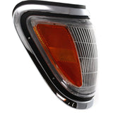 LKQ Corner Light For 95-97 Toyota Tacoma w/ chrome trim Right Incandescent w/ Bulb