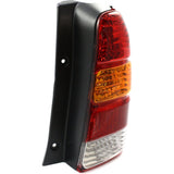 Halogen Tail Light For 2001-2007 Ford Escape Right Amber/Clear/Red Lens