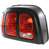 Halogen Tail Light For 1996-1998 Ford Mustang Left Clear & Red Lens