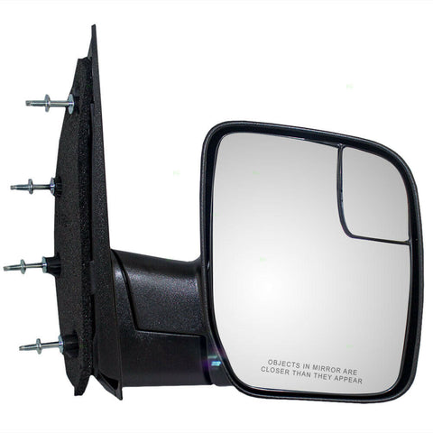 Passenger Manual Side Mirror Sail Type Spotter Glass for 03-14 Ford E-Series Van