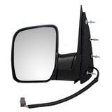 Drivers Power Side Mirror Sail Type Textured for 2009-2014 Ford E-Series Van