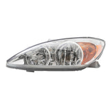 New Drivers Headlight Headlamp Assembly w/ Chrome Housing for 02-04 Toyota Camry