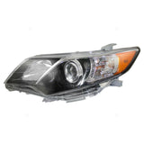 Drivers Halogen Headlight Headlamp Black Bezel Housing for 12-14 Toyota Camry