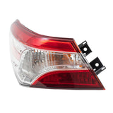 Drivers Tail Light Clear Lens Assembly for 2018-2019 Toyota Camry L/LE Hybrid LE