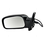 New Drivers Power Side View Mirror Gloss Black Assembly for 03-08 Toyota Corolla