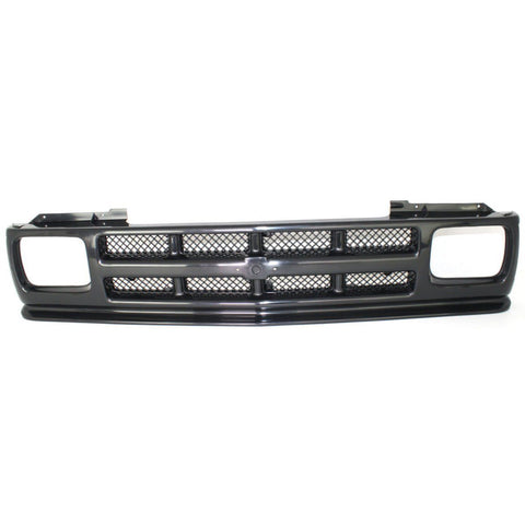 Grille For 91-93 Chevrolet S10 91-94 S10 Blazer Textured Black Plastic