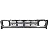 Grille For 91-93 Chevrolet S10 91-94 S10 Blazer Textured Black Plastic