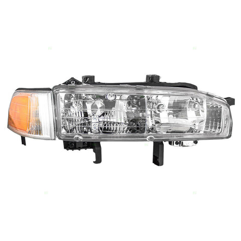 New Passengers Combination Headlight Headlamp Housing for 92-93 Honda Accord