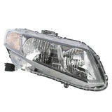 New Passengers Halogen Headlight Headlamp Lens Assembly for 13 14 15 Honda Civic