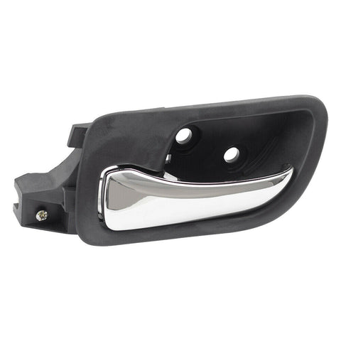 New Drivers Inside Front Door Handle Black w/ Chrome for 03-07 Honda Accord