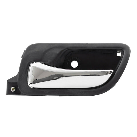 New Drivers Inside Front Door Handle Black w/ Chrome for 03-07 Honda Accord