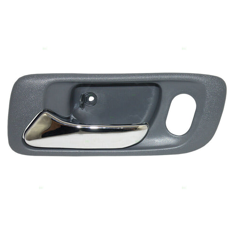 New Drivers Inside Front Door Handle Gray w/ Hole for Honda Accord & Odyssey