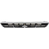 Grille For 89-92 Ford Ranger 89-90 Bronco II Chrome Shell w/ Silver Insert