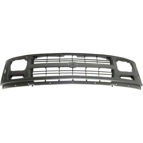 Grille For 96-2002 Chevrolet Express 3500 Express 1500 Gray Plastic
