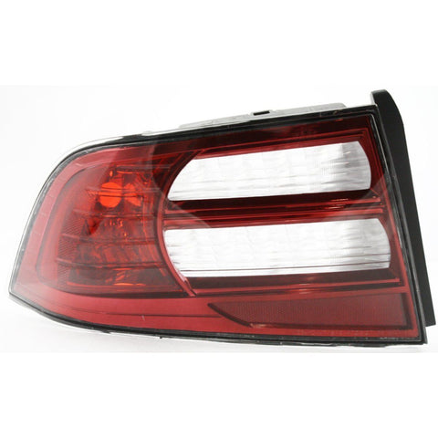 Halogen Tail Light For 2007-2008 Acura TL Base Model Left Clear & Red Lens