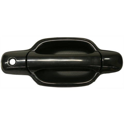 Door Handle For 2004-2012 Chevrolet Colorado Front Right Smooth Black w/ Keyhole