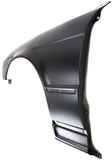 Fender For 1989-1993 BMW 535i Front Driver Side Primed Steel w/ Molding Holes