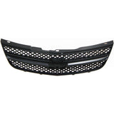 Grille For 2004-2005 Chevrolet Impala Black Plastic