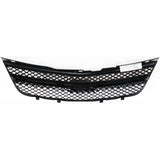 Grille For 2004-2005 Chevrolet Impala Black Plastic