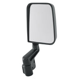 For Jeep Wrangler 97-02 Passenger Side Manual View Mirror Non-Heated, Foldaway