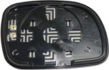 Mirror Glass Lh For CARAVAN/GRAND CARAVAN/TOWN AND COUNTRY/VOYAGER 96-07 Fits CH1324113 / 4798905AB / CH16GL