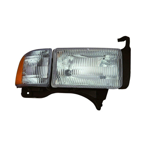 For Dodge Ram 2500 94-02 Replace CH2503101C Passenger Side Replacement Headlight