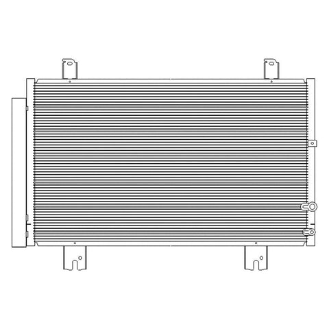 For Lexus GS350 2013-2015 Replace CND4117 A/C Condenser