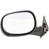 Kool Vue Manual Mirror For 1998-2001 Dodge Ram 1500 Left Textured Black Folding