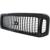 Grille For 2001 Ford Excursion Black Shell w/ Gray Insert Plastic