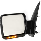 New Mirror Heated For F150 Truck Left Hand Side In-housing Turn Signal Light Driver