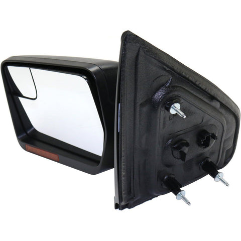 New Mirror Heated For F150 Truck Left Hand Side In-housing Turn Signal Light Driver