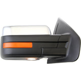 Kool Vue Power Mirror For 2009-2010 Ford F-150 Right Heated Chrome Power Folding