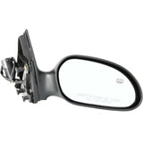 Kool Vue Power Mirror For 2000-2007 Ford Taurus Right Textured Black Heated