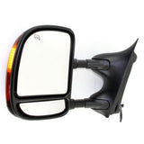 Kool Vue Mirror For 99-07 Ford F-250 SD F-550 SD With Signal Light Textured Left