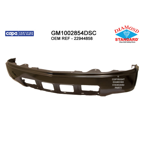 Front bumper face bar for 2014-2014 CHEVROLET SILVERADO 1500 fits GM1002854 / 22944858