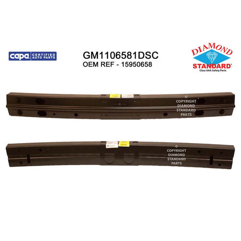 Rear bumper reinforcement for 2005-2009 CHEVROLET EQUINOX fits GM1106581 / 15950658