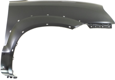Fender For 2005-2009 Hyundai Tucson Front Right Primed Steel with Molding Hole