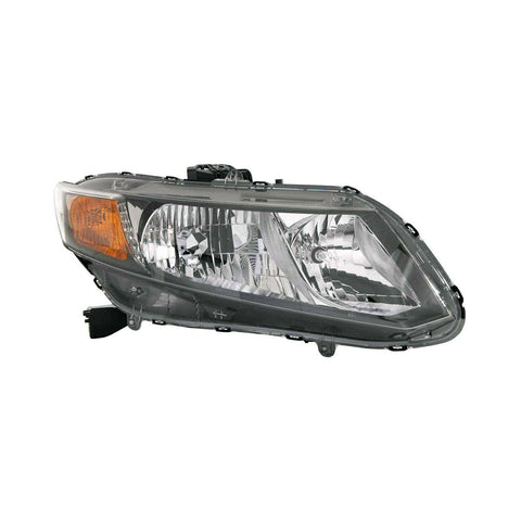 For Honda Civic 2012 Replace HO2503144N Passenger Side Replacement Headlight