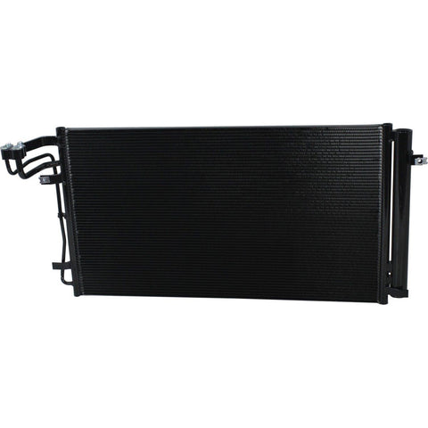 Kool Vue AC Condenser For Hyundai Genesis 2009-2011 Equus 2012-13 w/ Drier Alum.