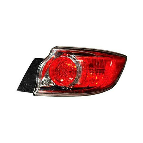 For Mazda 3 10-13 Replace MA2801147C Passenger Side Outer Replacement Tail Light