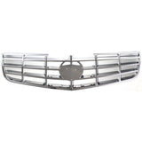 Grille For 2006-2011 Cadillac DTS Chrome Plastic