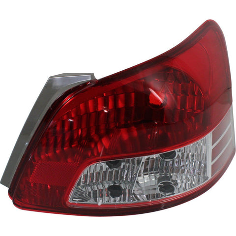 LKQ Halogen Tail Light For 2007-12 Toyota Yaris Base Sedan Right Clear/Red Lens CAPA