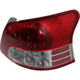 LKQ Halogen Tail Light For 2007-12 Toyota Yaris Base Sedan Right Clear/Red Lens CAPA