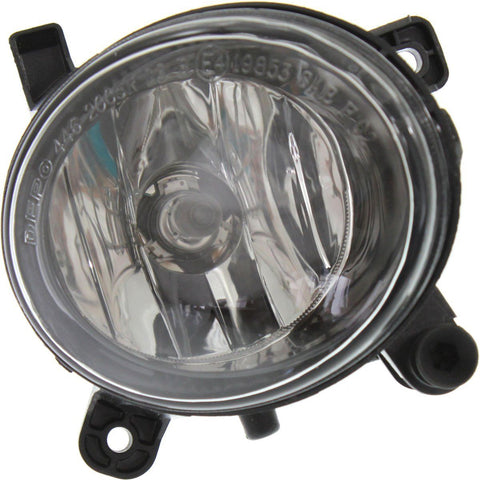 LKQ Clear Lens Fog Light For 2009-12 Audi A4 Quattro RH CAPA Plastic Lens w/ Bulb