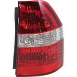 Halogen Tail Light For 2001-2003 Acura MDX Right Clear & Red Lens