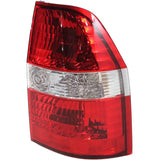 Halogen Tail Light For 2001-2003 Acura MDX Right Clear & Red Lens