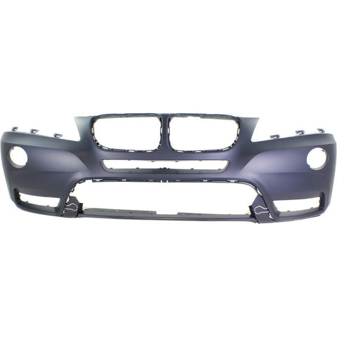 Front Bumper Cover For 2011-2014 BMW X3 Primed Plastic