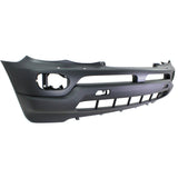 Front Bumper Cover For 2004-2006 BMW X5 3.0/4.4L w/Headlight Washer Holes Primed